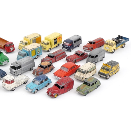 1656 - Vintage and later diecast vehicles, predominantly Dinky and Corgi, including Jaguar 157, Leyland Com... 