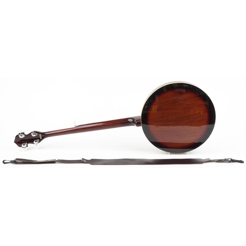 1236 - Countryman banjo-Remo Weather King, 98cm in length