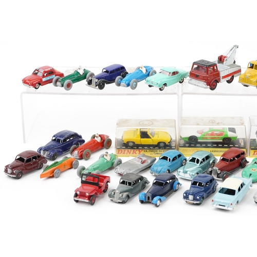 1652 - Vintage and later Dinky diecast vehicles including Cooper Bristol, Fiat 1800, Talbot Lago, Alfa Rome... 