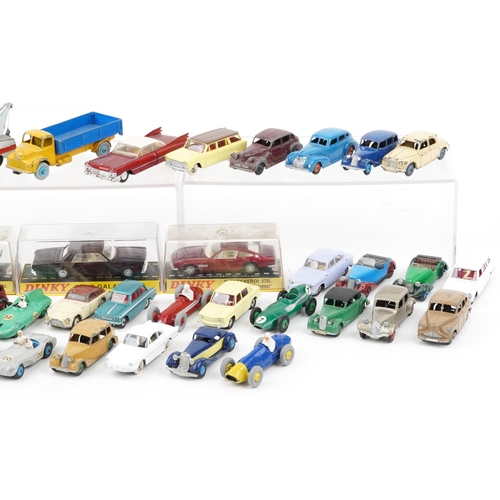 1652 - Vintage and later Dinky diecast vehicles including Cooper Bristol, Fiat 1800, Talbot Lago, Alfa Rome... 