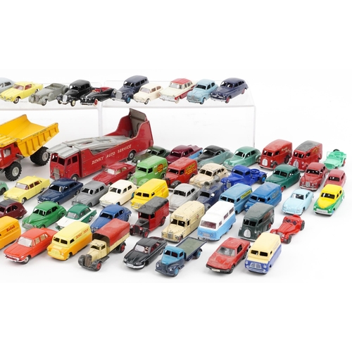 1666 - Large collection of vintage and later Dinky diecast vehicles including Peugeot 403, Pressure Refuell... 