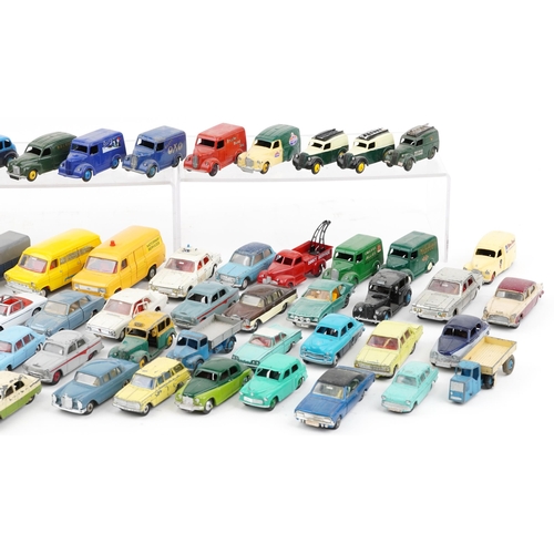 1664 - Large collection of vintage and later Dinky diecast vehicles including Trojan, Austin A 40, Four Tra... 