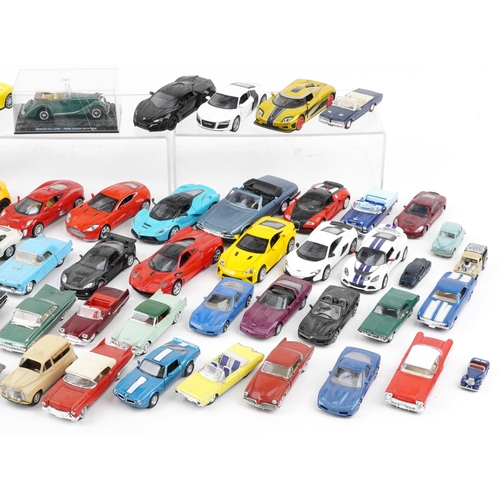 1638 - Vintage and later collector's vehicles, predominantly diecast, including Maisto, Ertl and Kinsmart