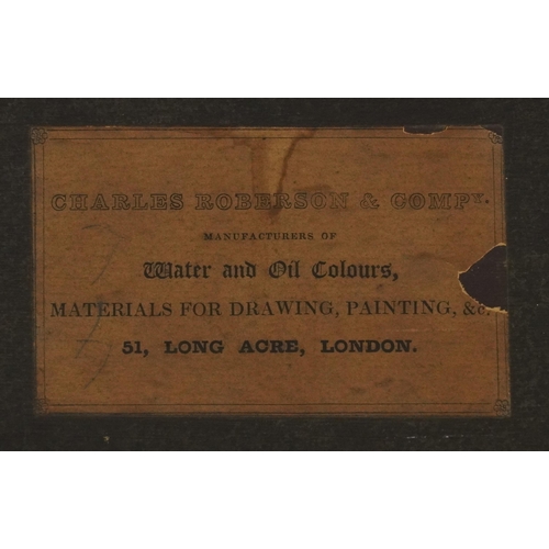 48 - J F Herring Sen. 1846 - Bobby, horse in a stable, oil onto mahogany panel mounted in gilt frame, 45c... 