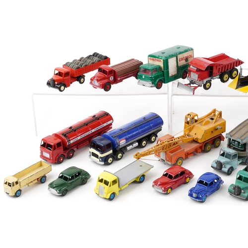 1632 - Vintage and later Dinky diecast vehicles including Pullmore Car Transporter, Foden and horsebox