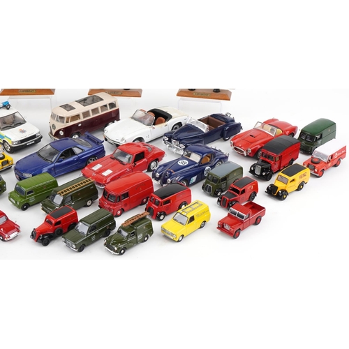 1605 - Large collection of vintage and later diecast vehicles and scratch built model lifeboats including D... 