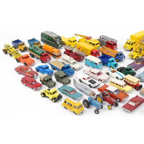 1691 - Large collection of vintage and later Dinky and Corgi diecast vehicles including Turntable Fire Esca... 