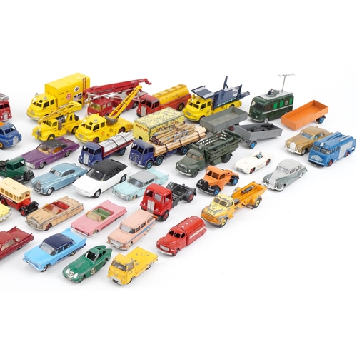 1691 - Large collection of vintage and later Dinky and Corgi diecast vehicles including Turntable Fire Esca... 