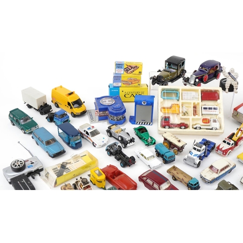 1623 - Large collection of vintage and later collector's vehicles, predominantly diecast and tinplate, incl... 