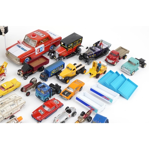 1623 - Large collection of vintage and later collector's vehicles, predominantly diecast and tinplate, incl... 