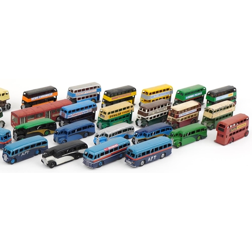 1654 - Collection of vintage Dinky diecast buses