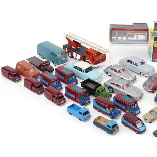 1657 - Vintage and later diecast and tinplate vehicles including Dinky, Corgi and Husky