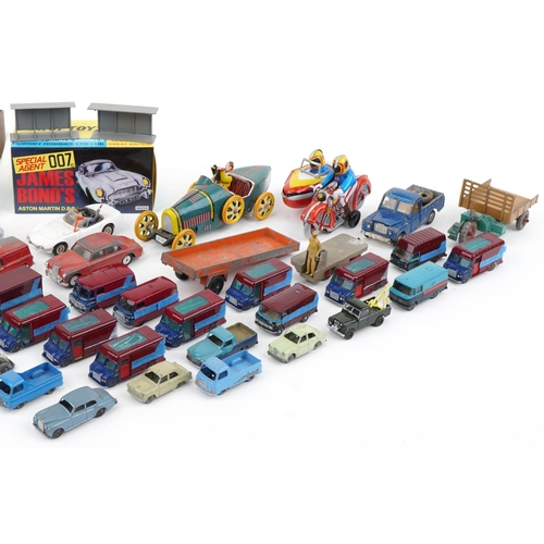 1657 - Vintage and later diecast and tinplate vehicles including Dinky, Corgi and Husky