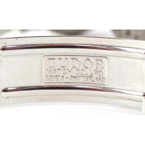 2109 - Tudor, gentlemen's stainless steel Tudor Oyster wristwatch having silvered and subsidiary dials with... 