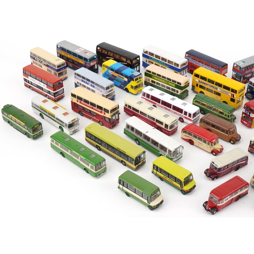 1694 - Collection of diecast model buses, predominantly Dinky, Exclusive First Editions and Corgi