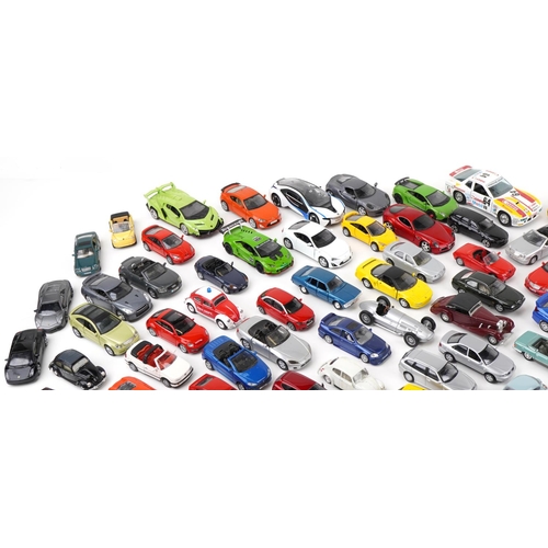 1690 - Large collection of vintage and later collector's vehicles, predominantly diecast, including Burago,... 