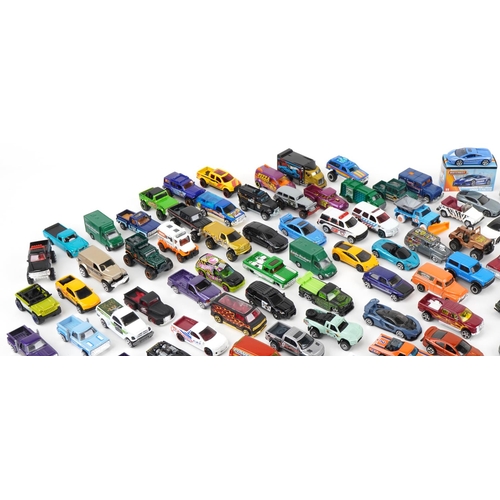 1655 - Large collection of diecast vehicles, predominantly Matchbox and Hot Wheels