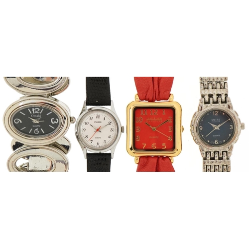 2463 - Four ladies quartz wristwatches including Joan Rivers, Pulsar and Omaki