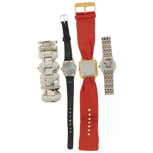 2463 - Four ladies quartz wristwatches including Joan Rivers, Pulsar and Omaki