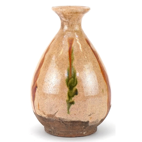 1387 - Chinese stoneware vase, 20cm high