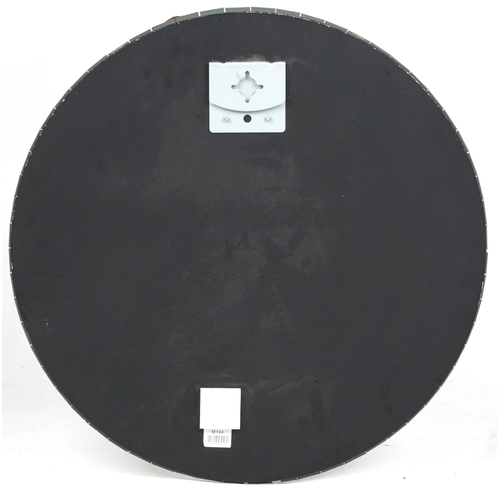 1135 - Two contemporary wall hanging mirrors, the largest 61cm in diameter