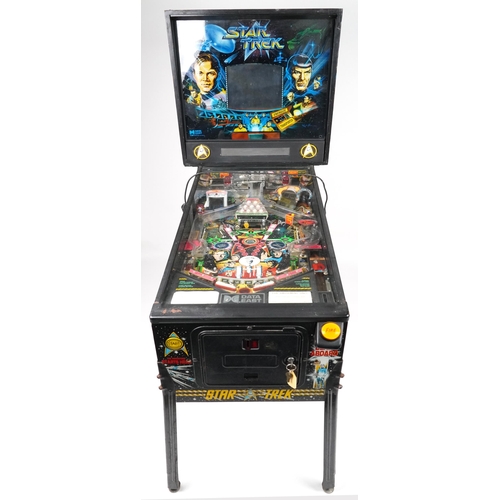 1495 - Vintage Star Trek pinball machine by Data East, 193cm H x 71cm W x 136cm D