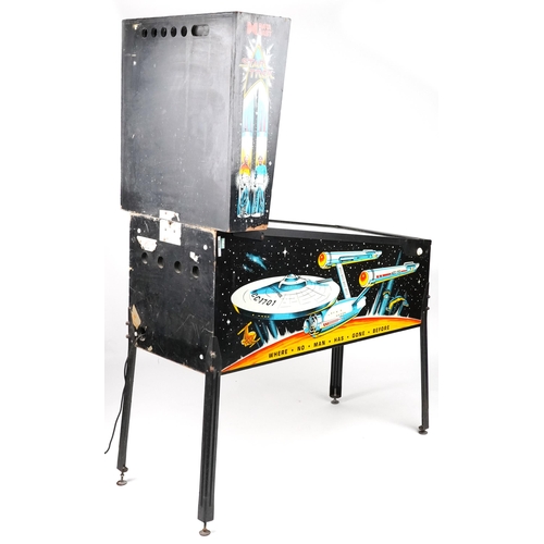 1495 - Vintage Star Trek pinball machine by Data East, 193cm H x 71cm W x 136cm D