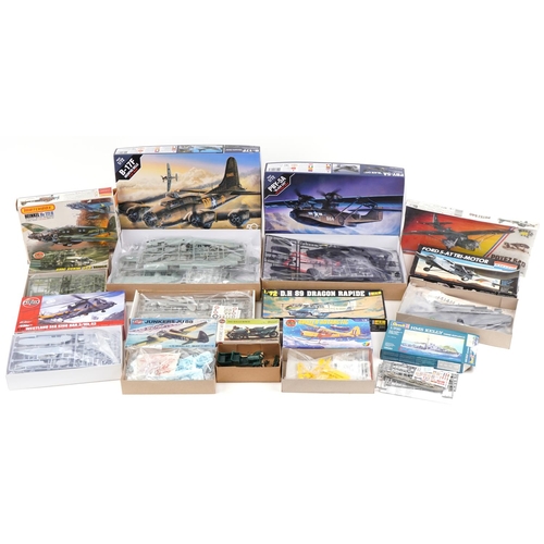 1603 - Model aircraft and vehicle model kits including Airfix, Academy Hobby model kits and Monogram