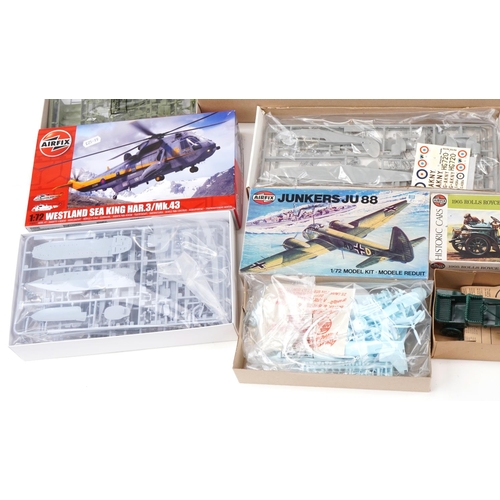 1603 - Model aircraft and vehicle model kits including Airfix, Academy Hobby model kits and Monogram