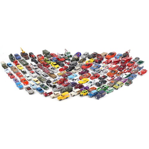 1700 - Large collection of vintage and later collector's vehicles, predominantly diecast, including Vanguar... 