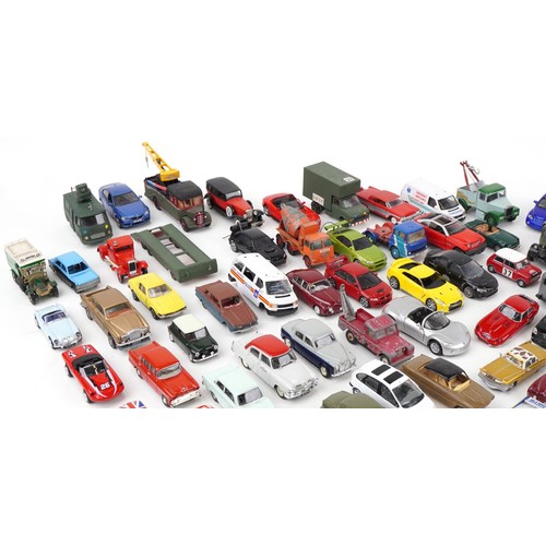 1700 - Large collection of vintage and later collector's vehicles, predominantly diecast, including Vanguar... 