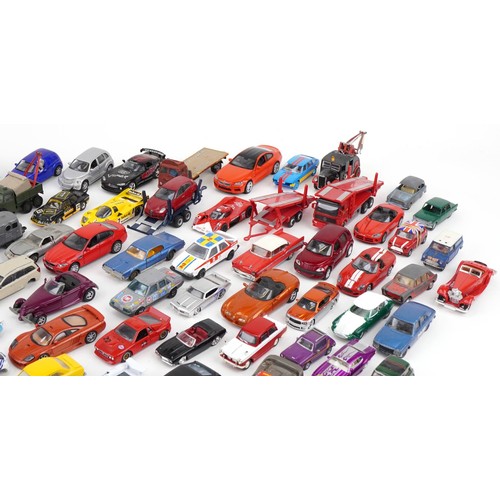 1700 - Large collection of vintage and later collector's vehicles, predominantly diecast, including Vanguar... 