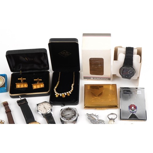 Vintage and later costume jewellery and wristwatches including ...