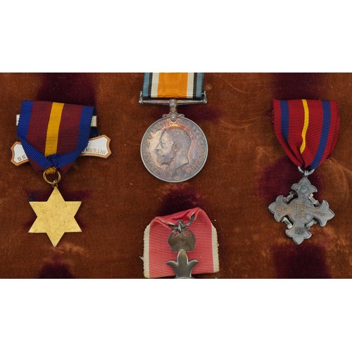 1714 - British military World War I medals awarded to Brigadier Herbert Climpson  including Long and Faith ... 