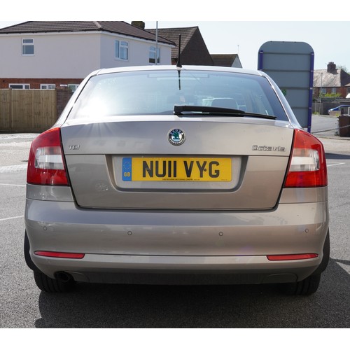 1001 - 2011 manual Skoda Octavia Elegance 1.6 liter TDI five door hatchback, Reg NU11 VYG, TWO owners from ... 