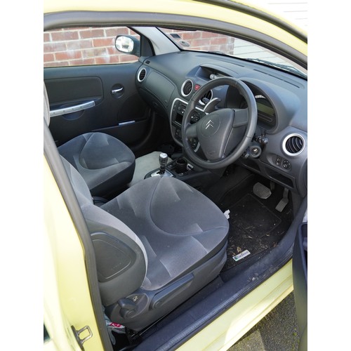 1003 - 2007 Semi Automatic Citroen C2, 1.4 petrol three door hatchback, Reg GL07 JFG, No key, No V5, No MOT... 