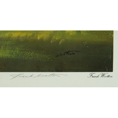 1225 - Frank Wootton - Alfriston pencil signed limited edition print 87/200, mounted, framed and glazed 45.... 