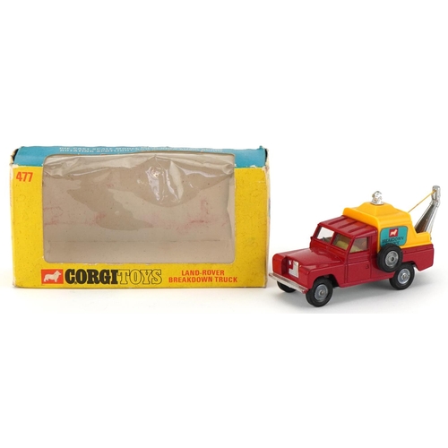 Boxed Corgi Toys diecast Land Rover Breakdown Truck