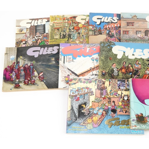 1363 - Thirteen vintage Giles cartoon books