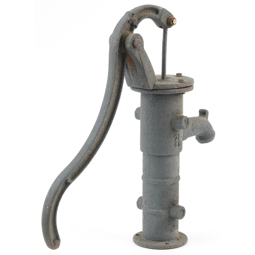 143 - Victorian cast iron water pump, 48cm high