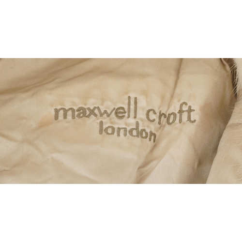 401 - Four ladies fur coats and jackets including Maxwell Croft and The Mink London Label, the largest 80c... 