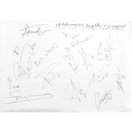 1320 - Album of approximately ninety autographs on single sheets including musical stars Cilla black, Mick ... 