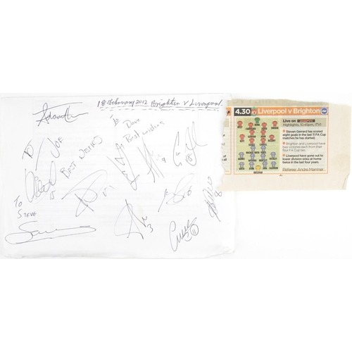 1320 - Album of approximately ninety autographs on single sheets including musical stars Cilla black, Mick ... 