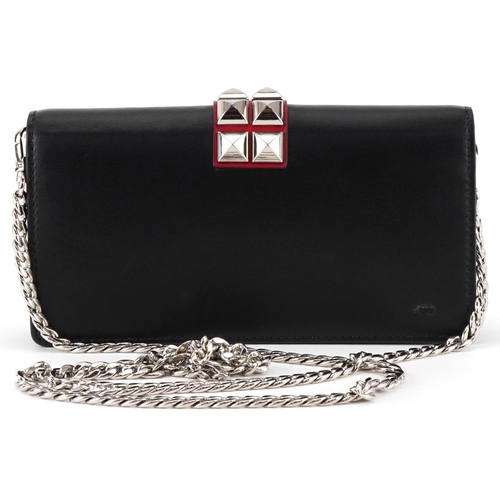 389 - Prada, ladies black and red leather Prada Elektra mini crossbody bag with box and authenticity cards... 