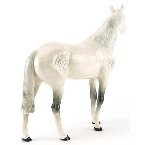 1044 - Large Beswick dapple grey horse, 35cm in length