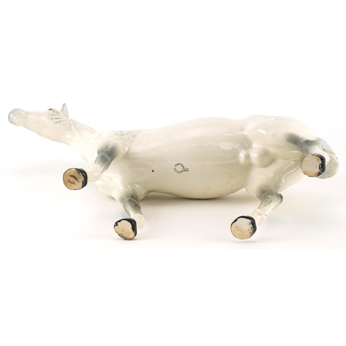 1044 - Large Beswick dapple grey horse, 35cm in length