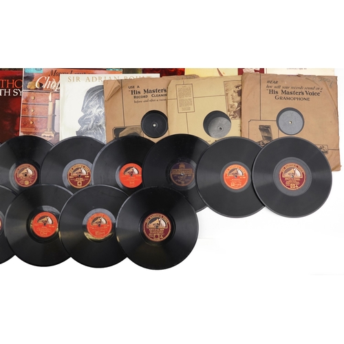 519 - Predominantly classical vinyl LP records and 78rpm records including Mozart, Mendelssohn and Tchaiko... 