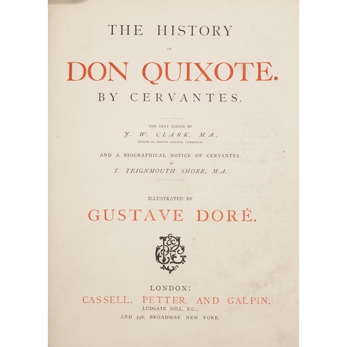 1365 - The History of Don Quixote by Cervantes, illustrated by Gustav Dore, London published