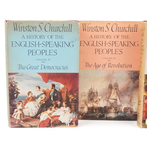 1380 - Winston S Churchill first edition A History of English Speaking Peoples in four volumes Cassell & Co... 