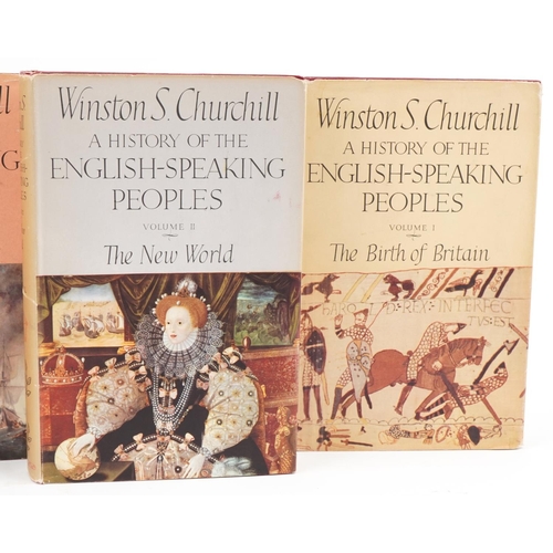 1380 - Winston S Churchill first edition A History of English Speaking Peoples in four volumes Cassell & Co... 